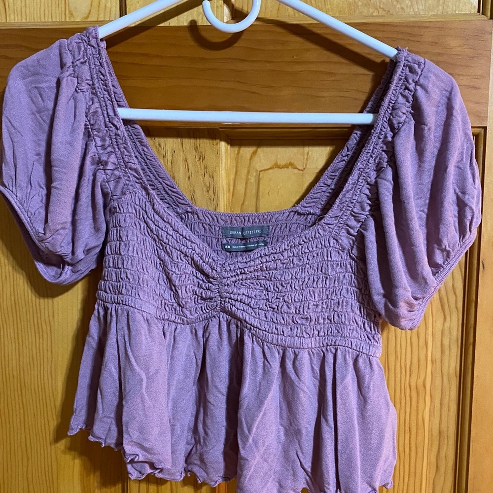 Urban Outfitters Off the Shoulder crop top